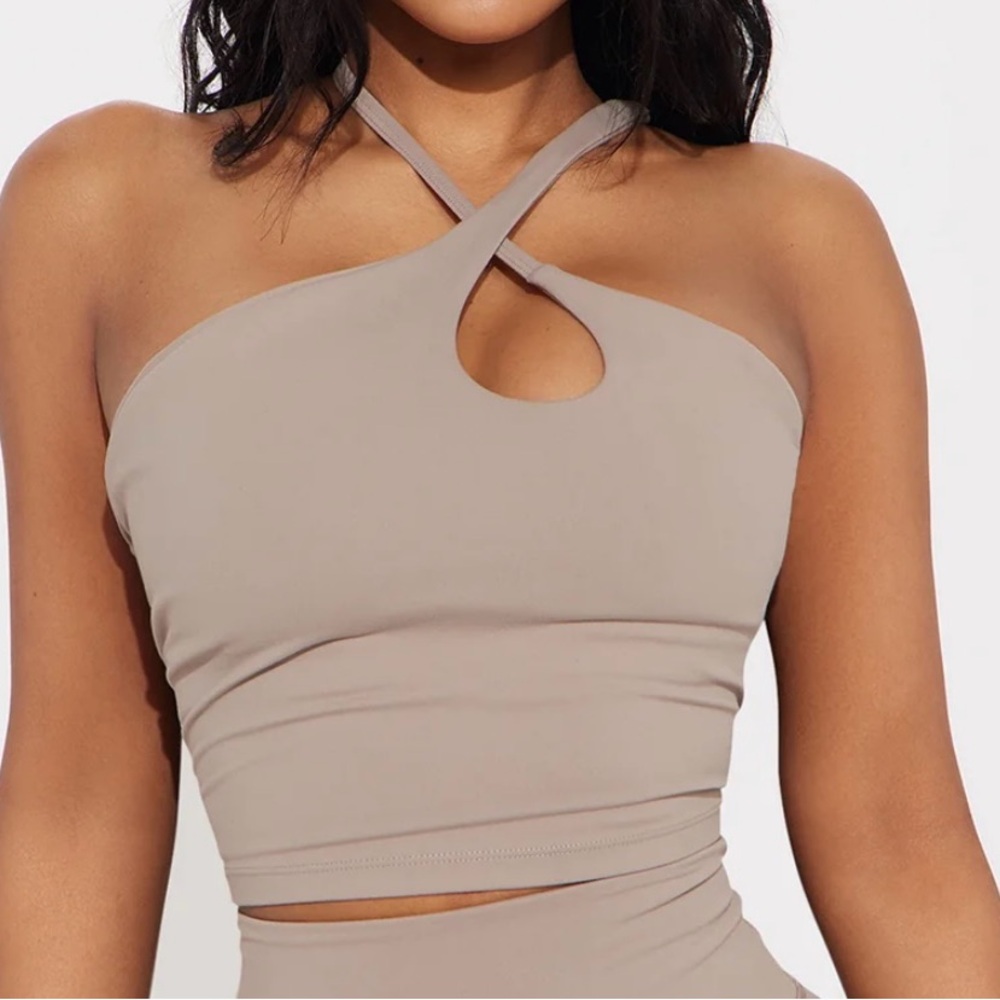 Super Soft Active Top - Taupe